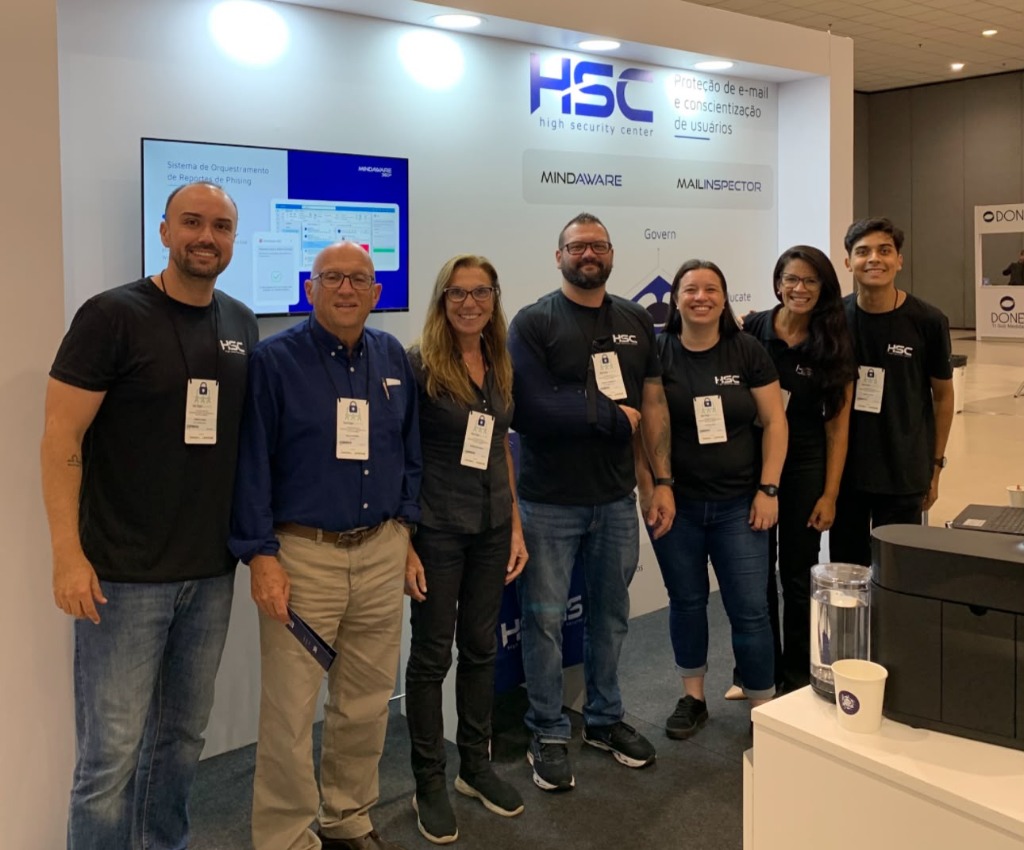 Murilo Lopes and MindAware HSC team at conference