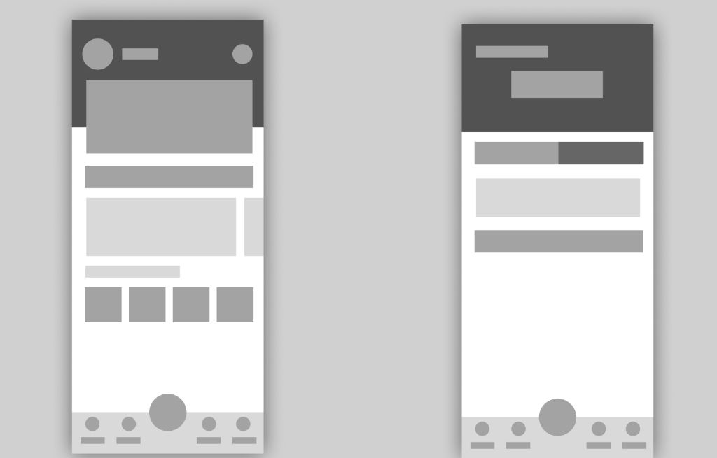 Wireframes Telas Detalhadas Feito