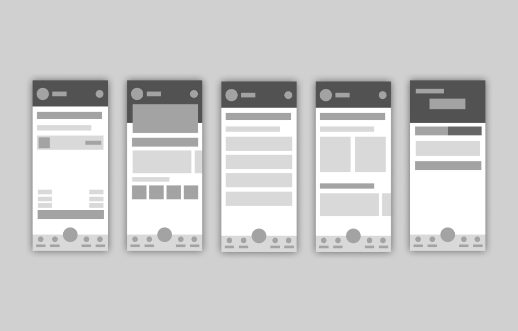 Wireframes Fluxo e Sequência de Telas Feito