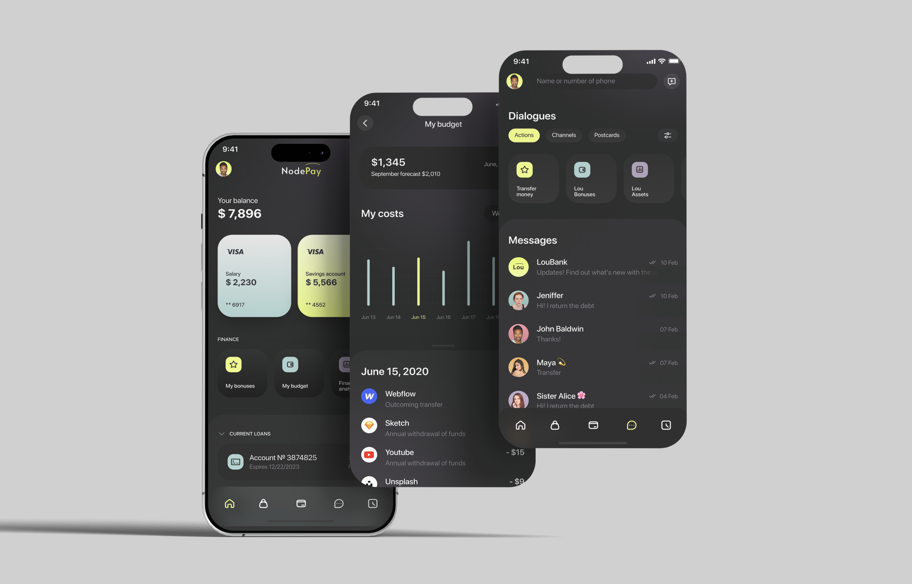 Node pay - Rede Social de Pagamentos e P2P para Jovens