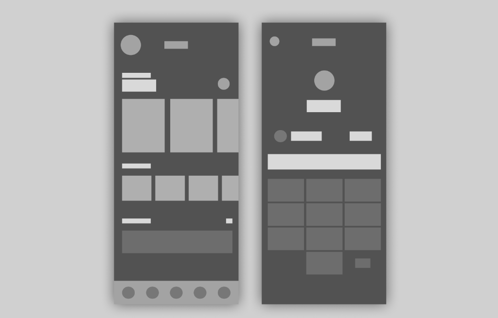 Wireframes Telas Detalhadas Node pay